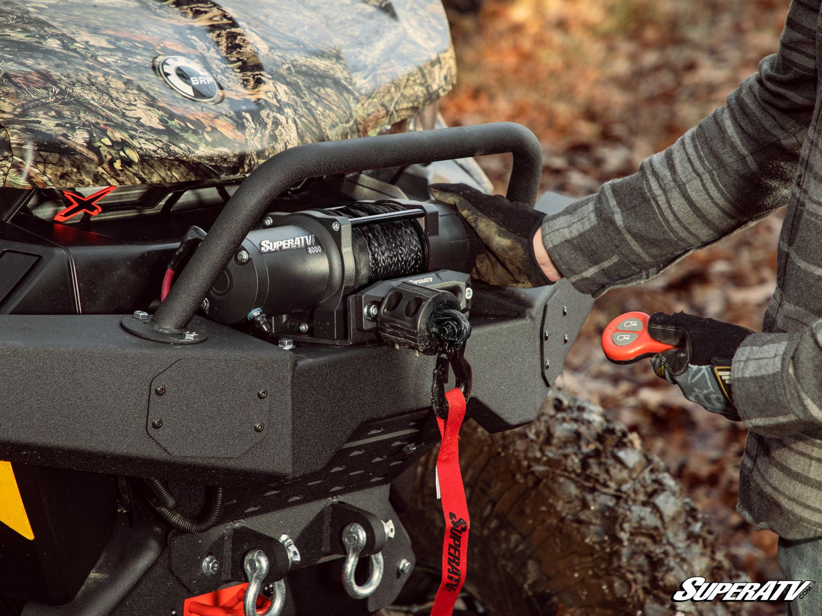 3500 Lb. UTV/ATV Winch (With Wireless Remote & Synthetic Rope)