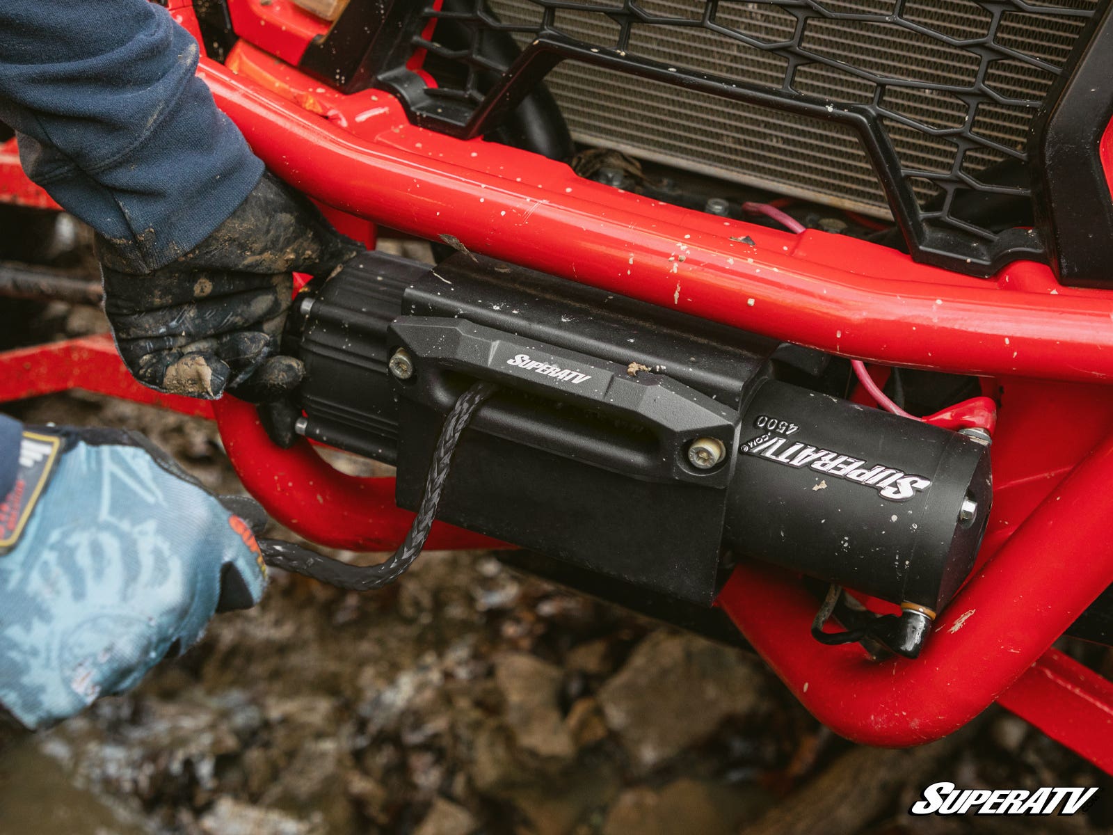 3500 Lb. UTV/ATV Winch (With Wireless Remote & Synthetic Rope)