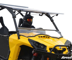 Can-Am Commander Scratch Resistant Flip Windshield