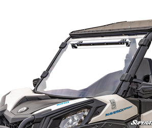 Can-Am Commander Scratch-Resistant Vented Full Windshield