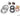 Honda Foreman Front Disc Brake Kit