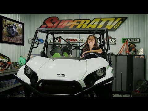 Kawasaki Teryx 750 / 800 Scratch Resistant Flip Windshield