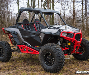 Polaris RZR XP Turbo Scratch Resistant Flip Down Windshield