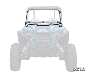 Polaris RZR XP Turbo Scratch Resistant Flip Down Windshield