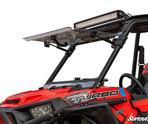 Polaris RZR XP Turbo Scratch Resistant Flip Windshield
