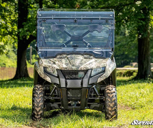 Tracker 500S Scratch-Resistant Flip Windshield