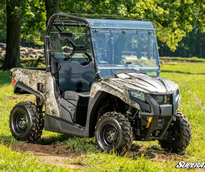 Tracker 500S Scratch-Resistant Flip Windshield